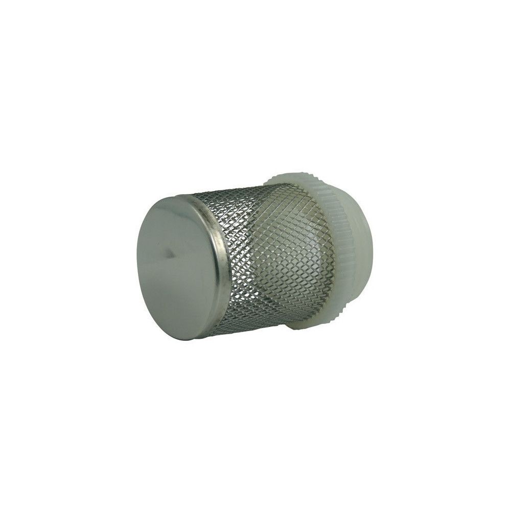 Crépine inox pour clapet de retenue, filetage mâle 1/2