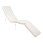 Chaise longue coussin arrecife en blanc.  