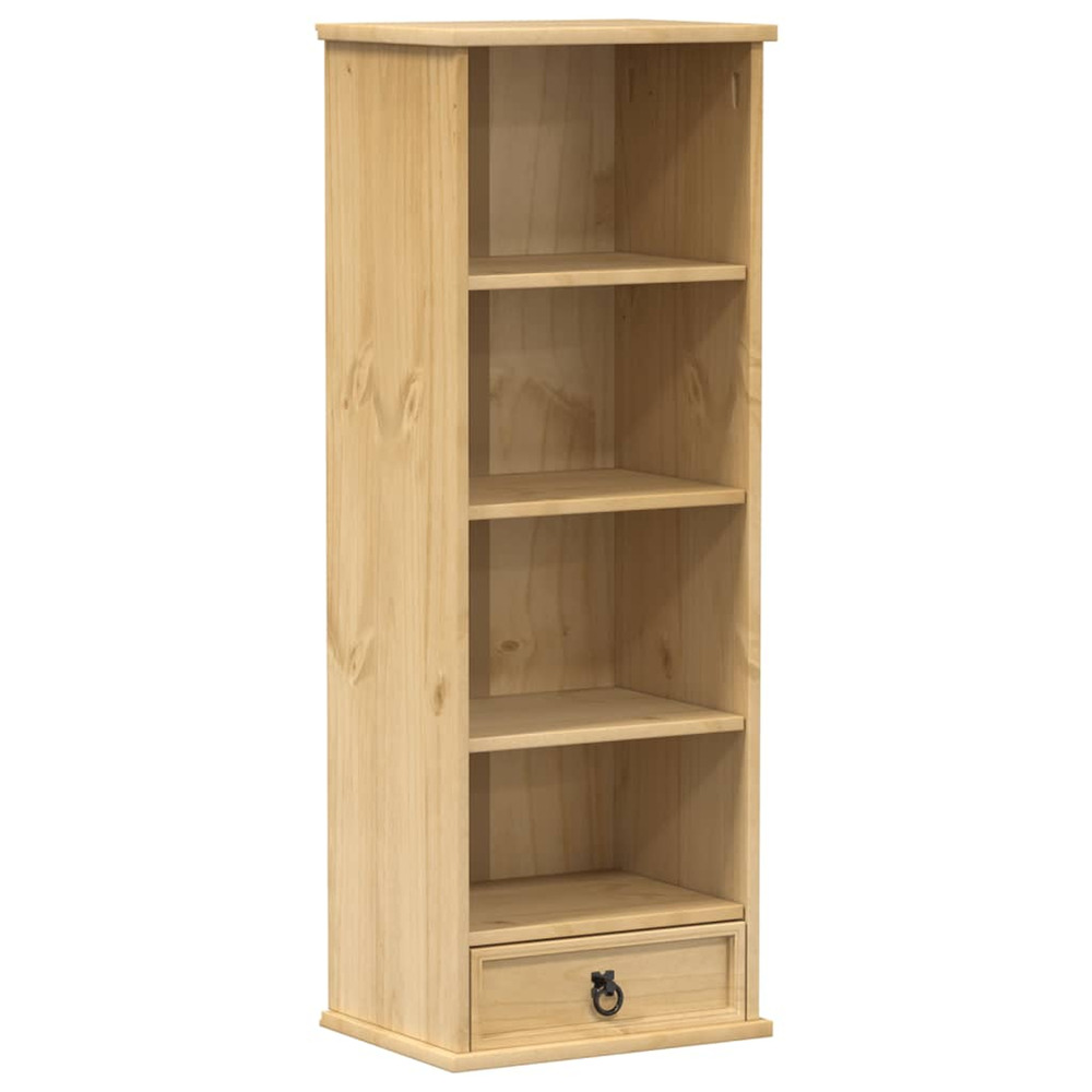 Armoire à cd corona 40x30x110 cm bois de pin massif