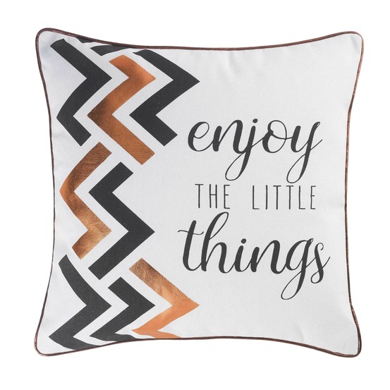 Housse de coussin modele enjoy the little things