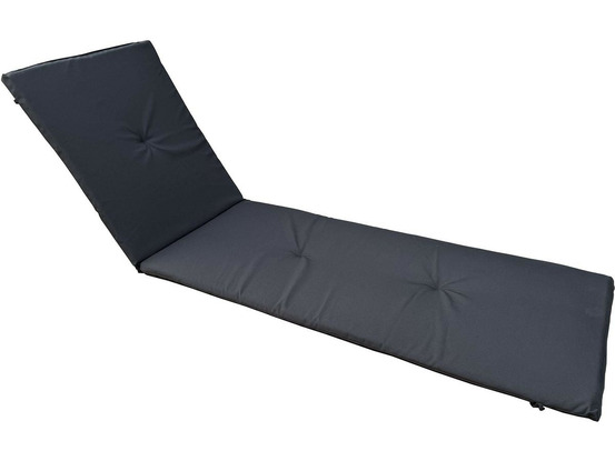 Coussin pour bain de soleil en bois exotique - noir