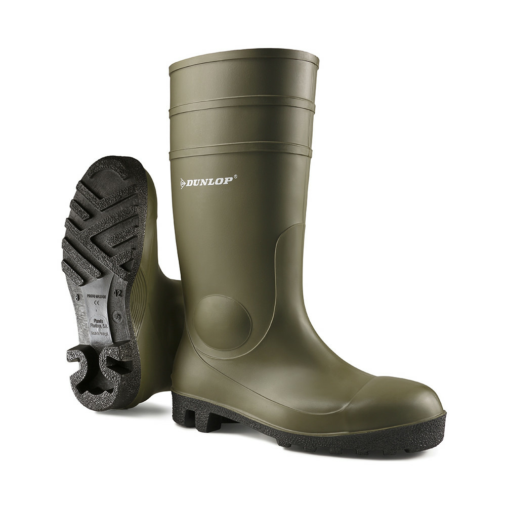 Bottes de sécurité s5 sra vert noir protomastor full safety p41 dunlop 142vp.41