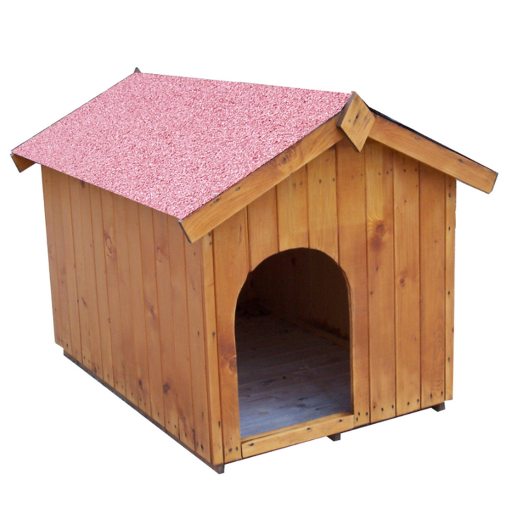 Niche à chien bi-pente 0.77m² naturel - nc0711.01