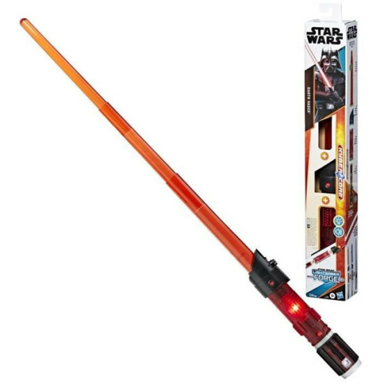 Sabre laser électronique dark vador, star wars lightsaber forge kyber core, jouets enfant, des 4 ans