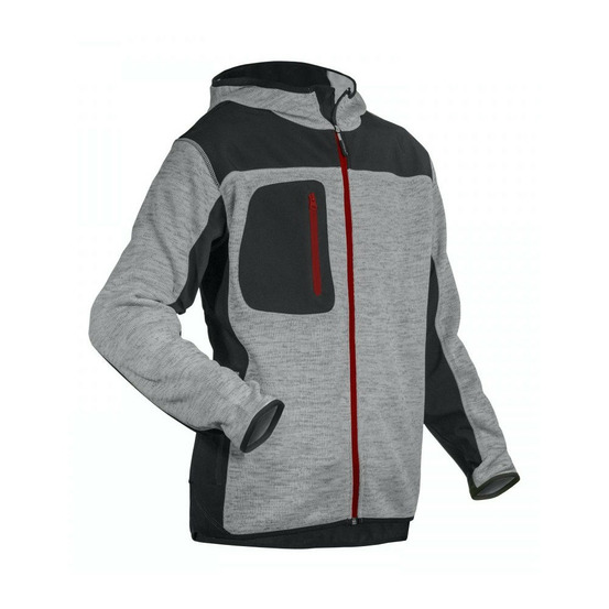 Veste softshell tricot bora gris clair noir tl coverguard 5borml