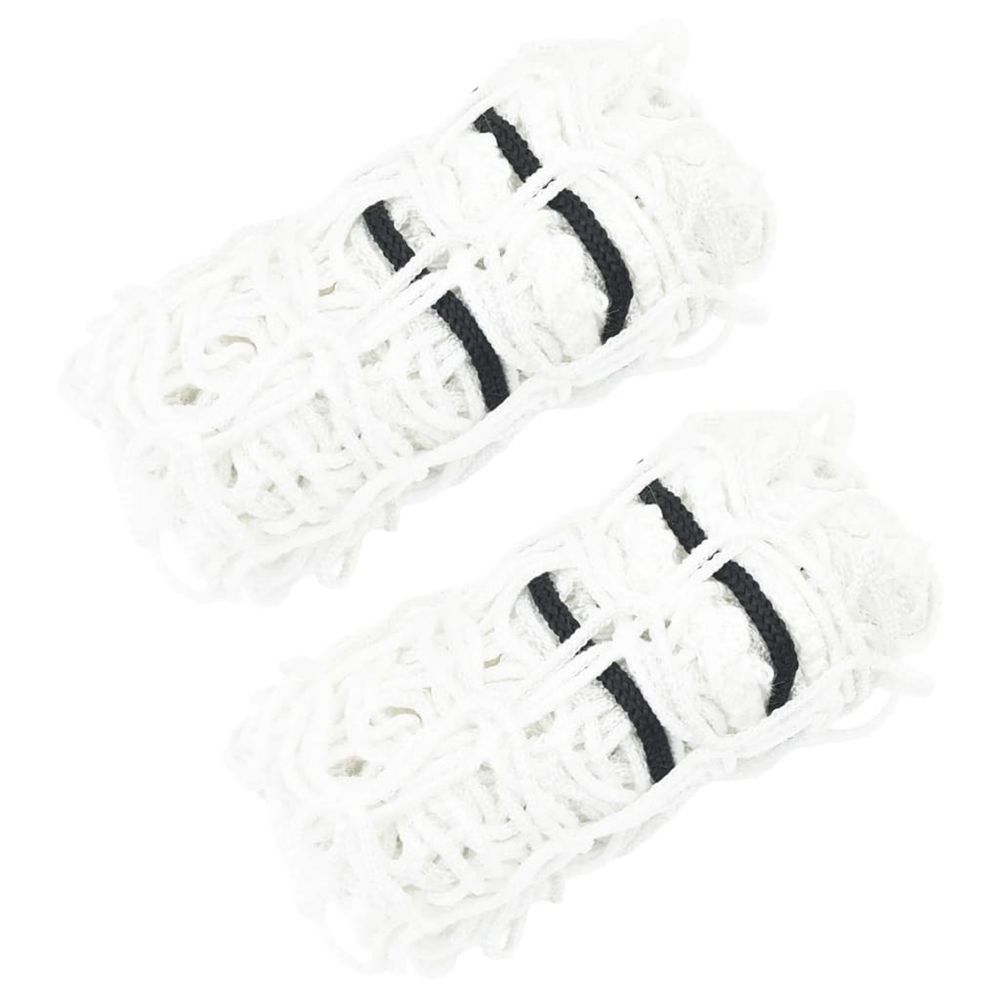 Filets à foin 2 pcs rond blanc 75x75 cm pp