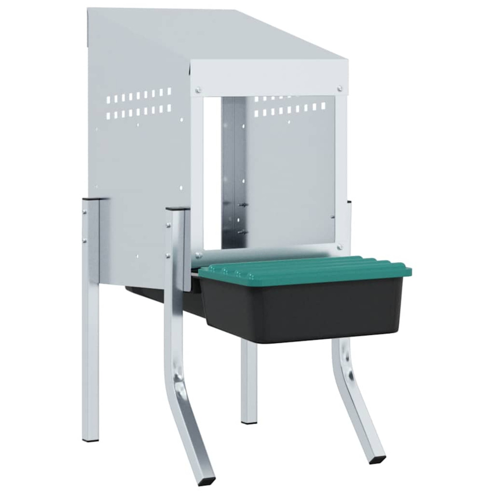 Nichoir à poules1 compartiment avec pieds en acier galvanisé