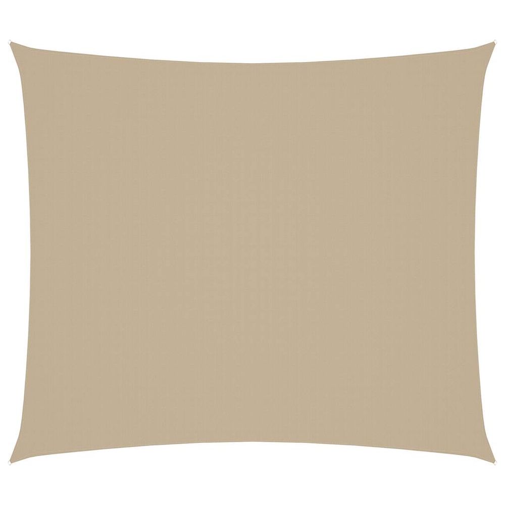 Voile de parasol tissu oxford rectangulaire 2,5x3 m beige