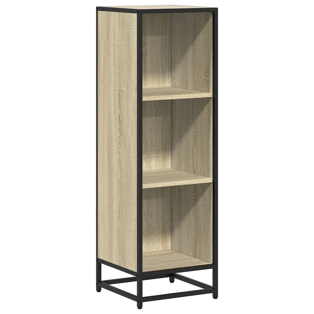 Bibliothèque chêne sonoma 33,5x33x107,5 cm bois d'ingénierie