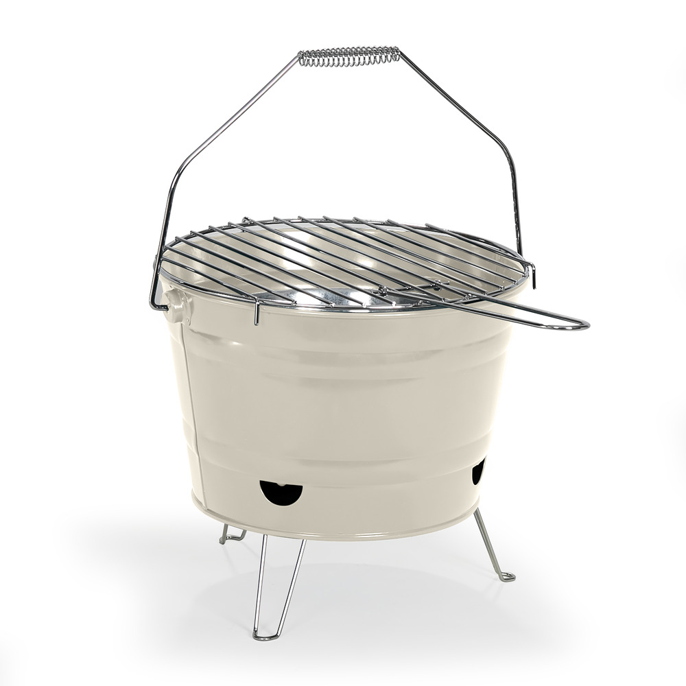 Barbecue à charbon 27cm crème - doc327c