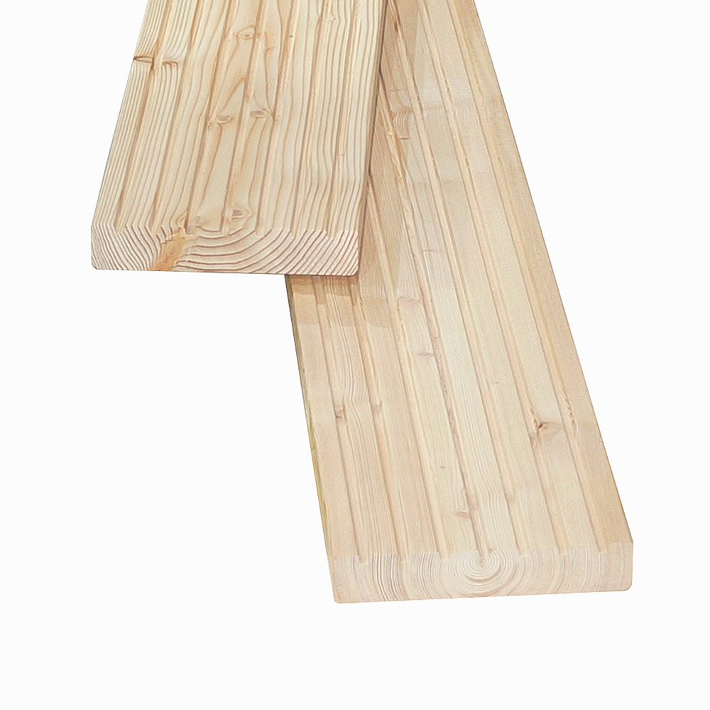 Home deluxe - planche de terrasse en bois mélèze aris - échantillon i sol de terrasse bord de piscine revêtement de balcon