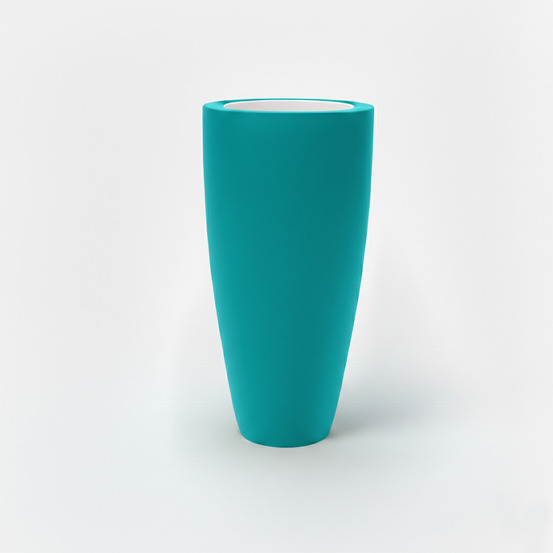 Pot conique 3 en 1 dessus polyéthylène blanc