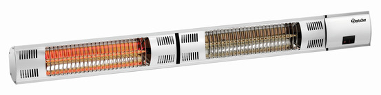 Radiant mural infrarouge électrique extérieur et intérieur 3kw - bartscher