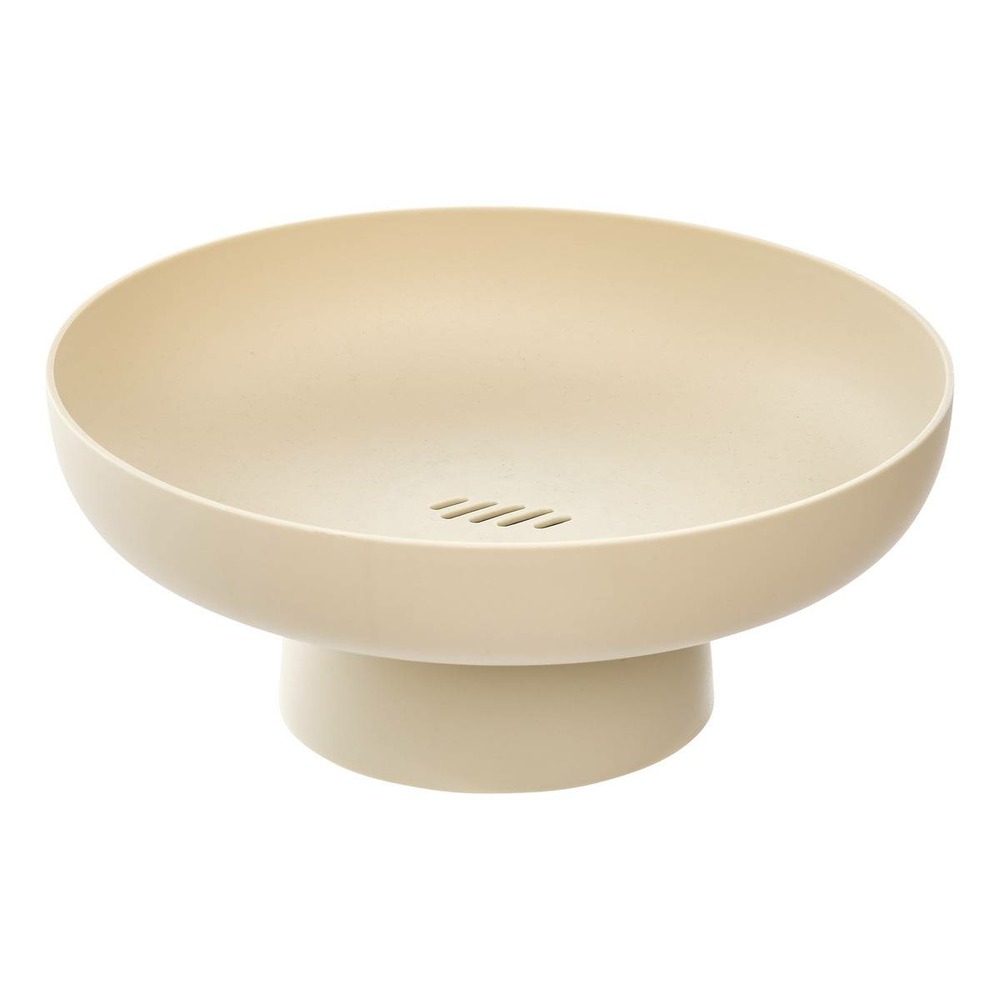 5five - corbeille à fruits poly d26cm beige