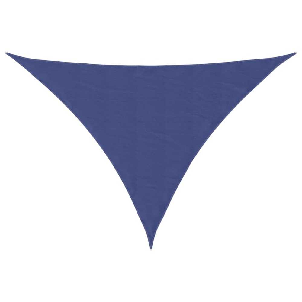 Voile de parasol tissu oxford triangulaire 3,5x3,5x4,9 m bleu
