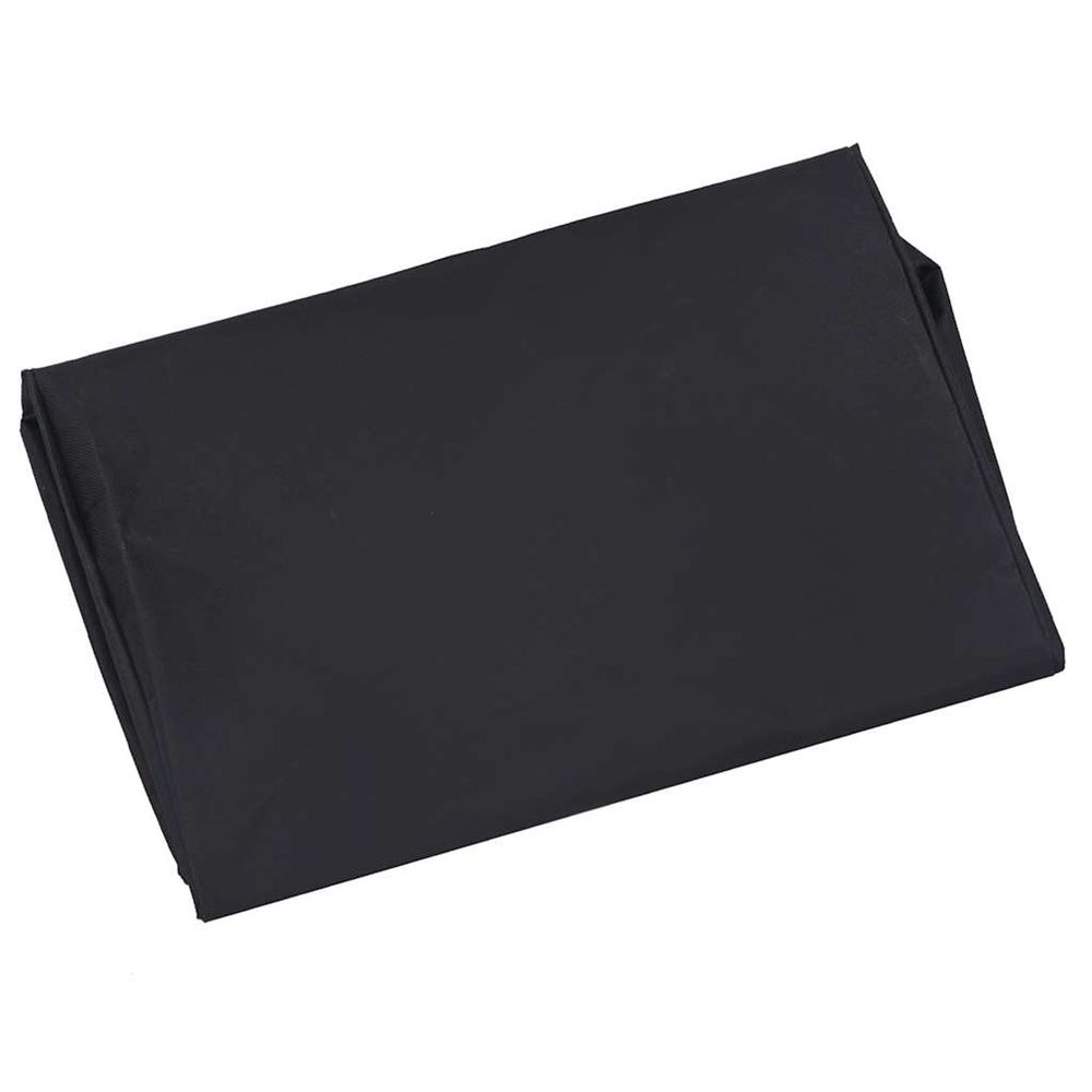 Bâche de chariot de jardin noir 81x41x21 cm tissu