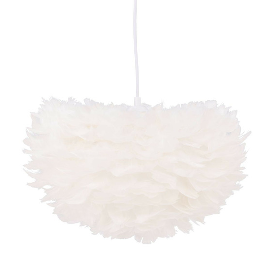 Lampe suspension en plume
