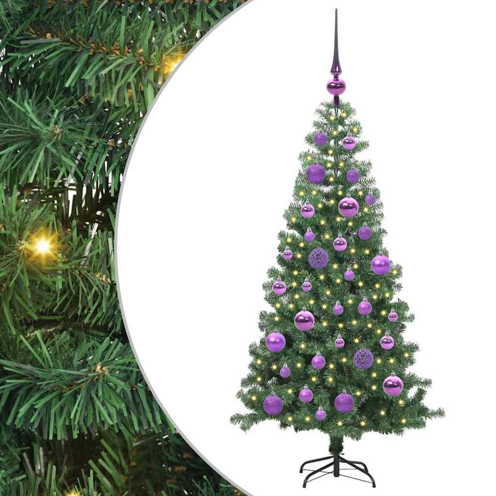 Sapin de noël vert 120 cm pvc