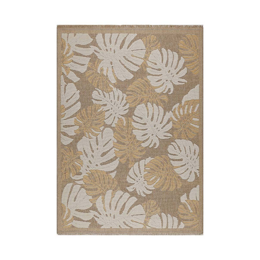 Tapis intérieur extérieur aspect jute jaune tijuana 9062 180 x 67 cm