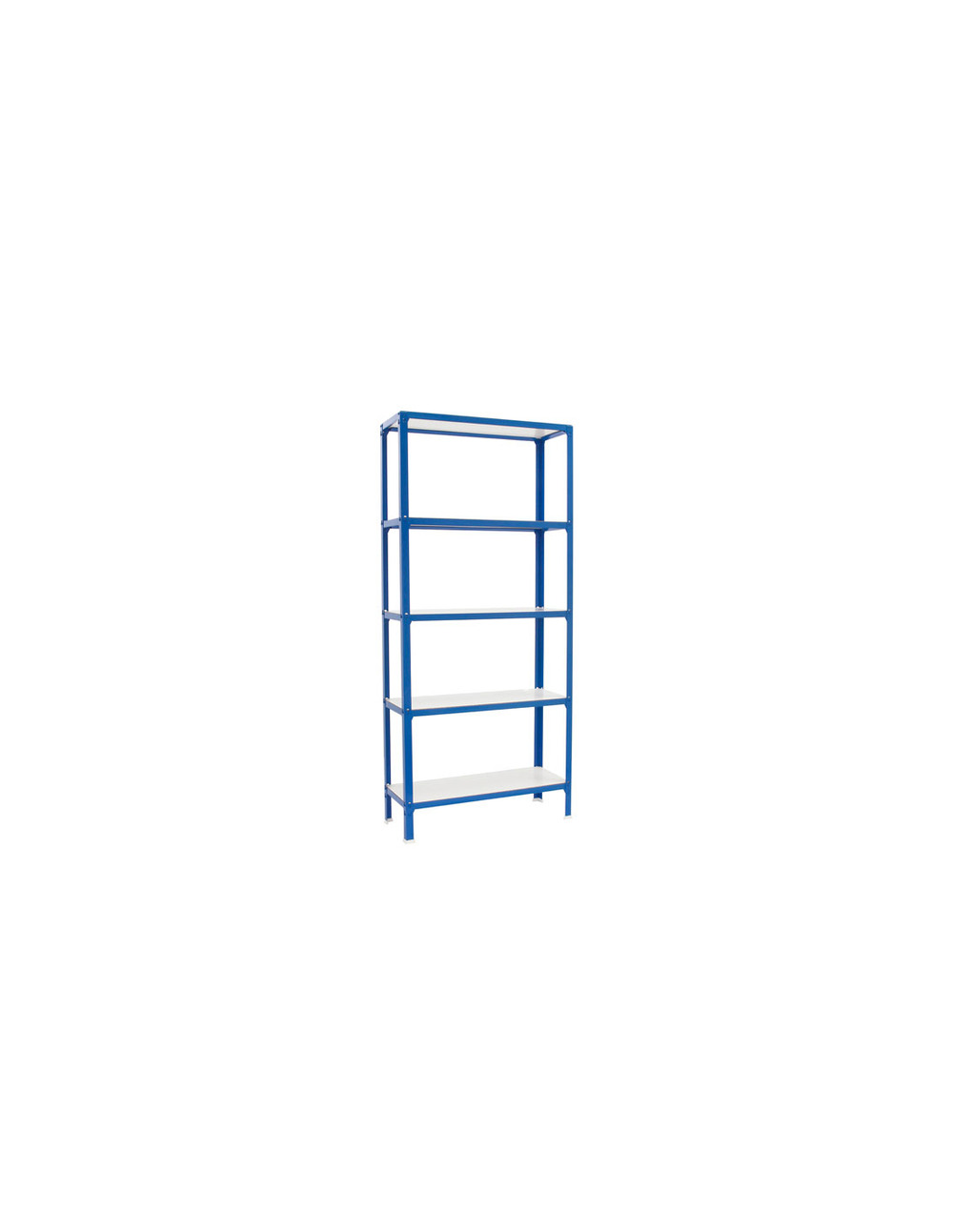 Etagère légère sans vis simonhome click wood plus 5/300 bleu/blanc bleu/blanc 1800x1000x300 - simonrack