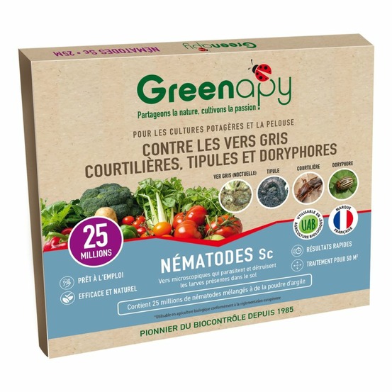 Nématodes sc anti vers gris et doryphores 25m - 50m²
