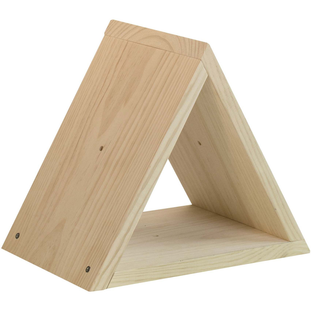 Casier à bouteilles triangulaire en pin prisma