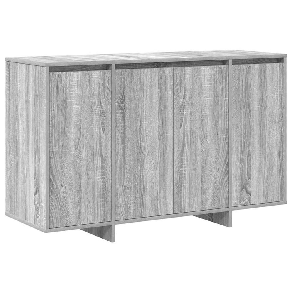 Buffet gris sonoma 120 x 41 x 75 cm bois d'ingénierie