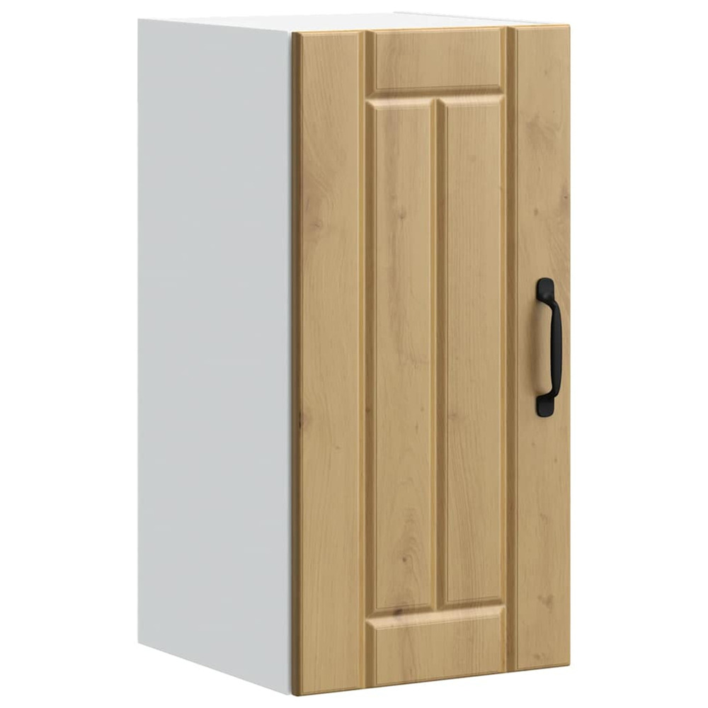 Armoire murale de cuisine lucca chêne artisanal bois ingénierie