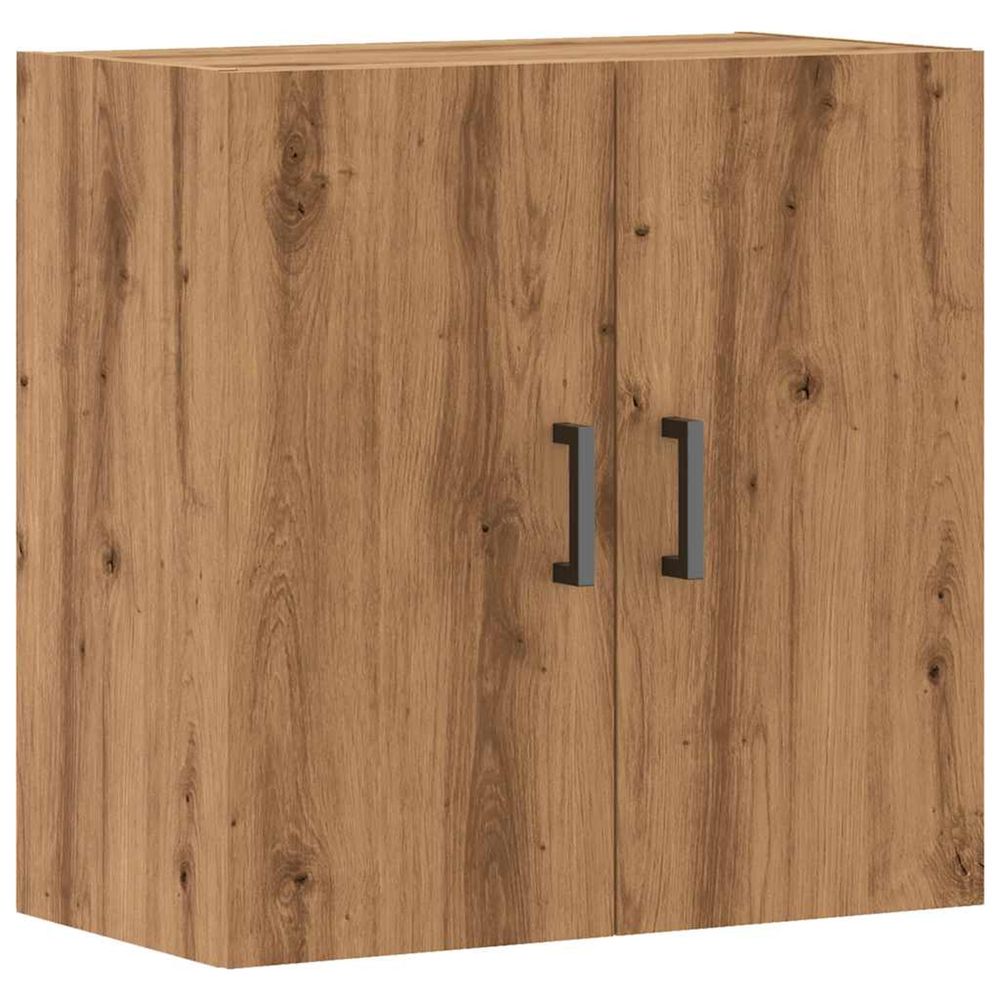 Armoire murale chêne artisanal 60x31x60 cm bois d'ingénierie