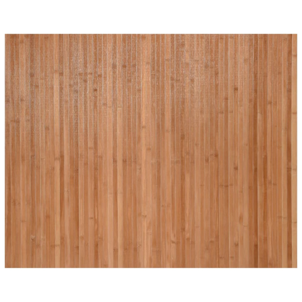 Tapis rectangulaire naturel 80x100 cm bambou