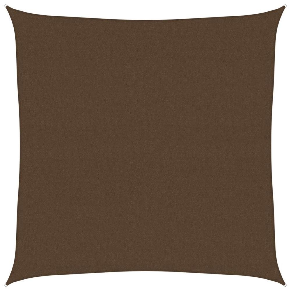 Voile d'ombrage 160 g/m² marron 4,5x4,5 m pehd
