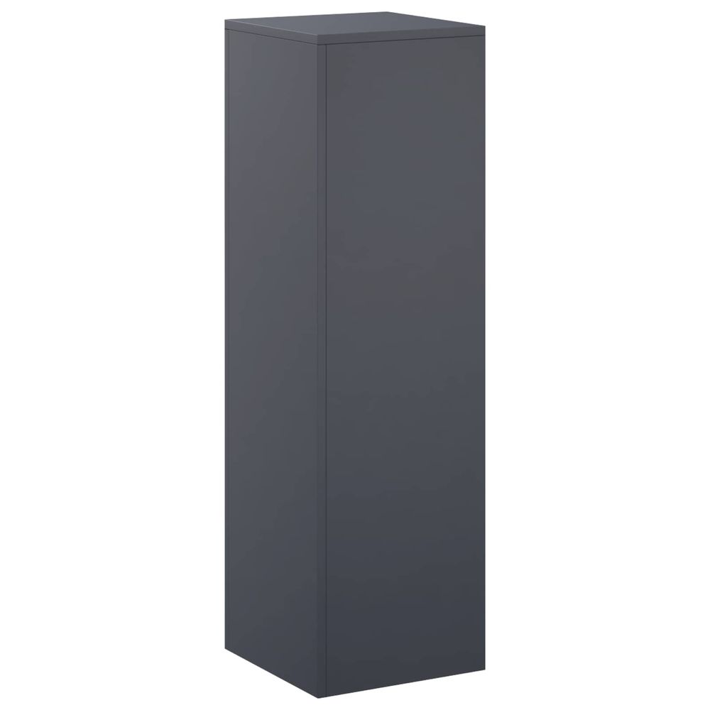 Support de plante anthracite 30 x 30 x 100 cm acier inoxydable