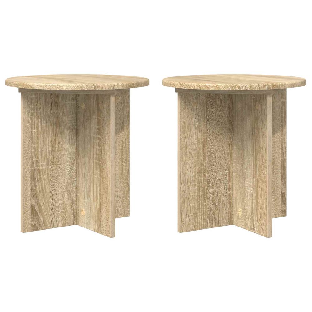 Support de plante 2 pièces chêne sonoma 40 x 40 x 40 cm