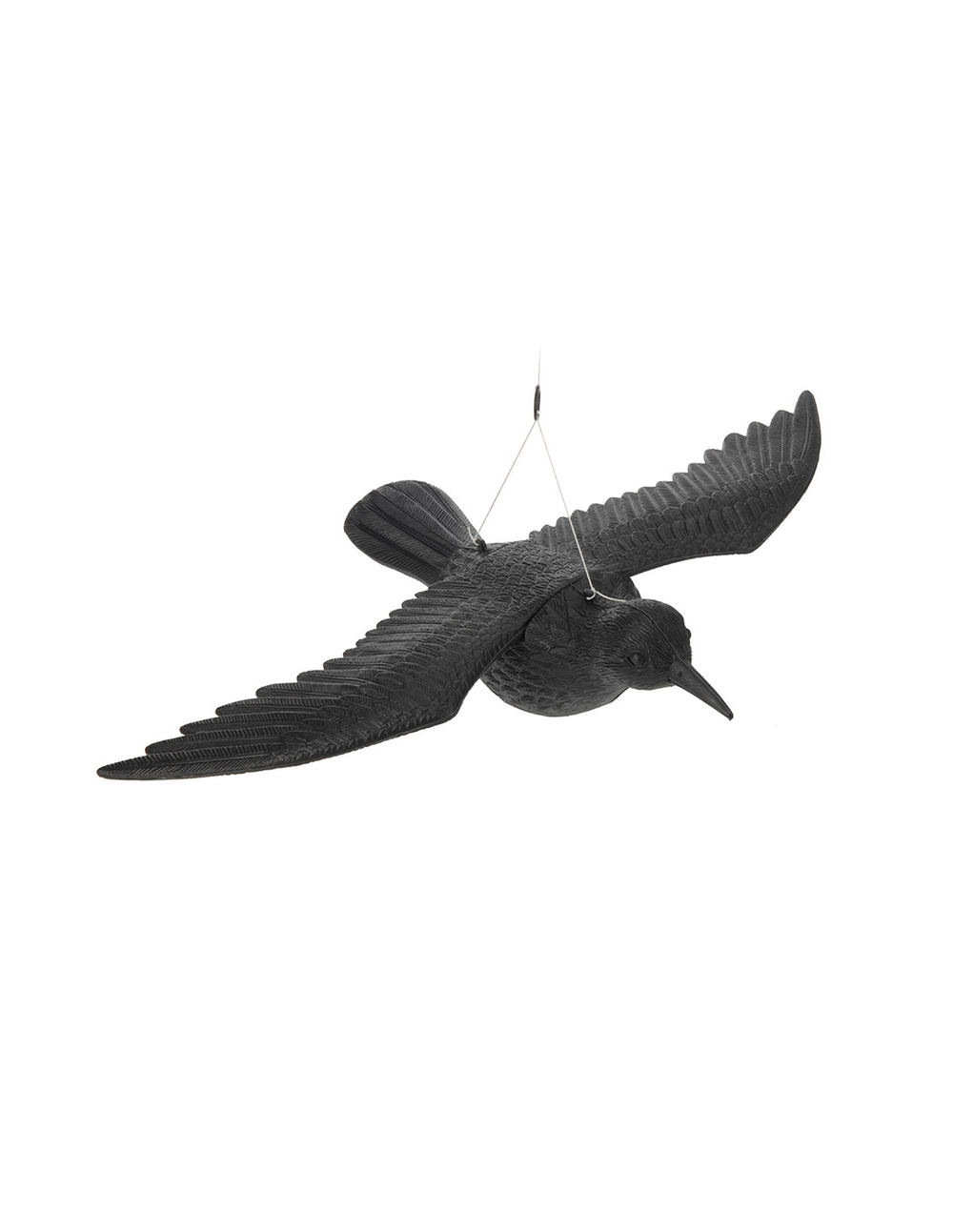 Corbeau en plastique (volant) 58cm edm