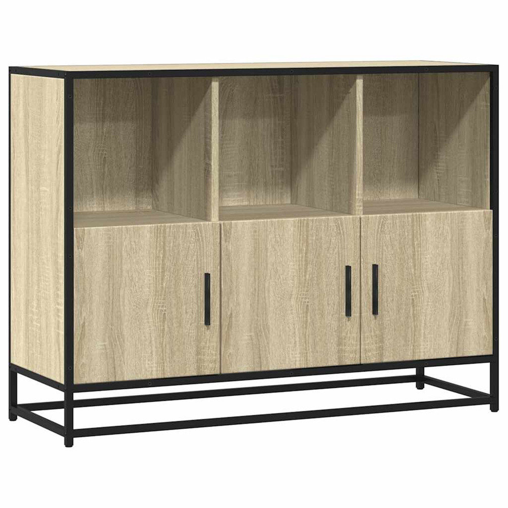 Buffet chêne sonoma 100x35x76 cm bois d'ingénierie