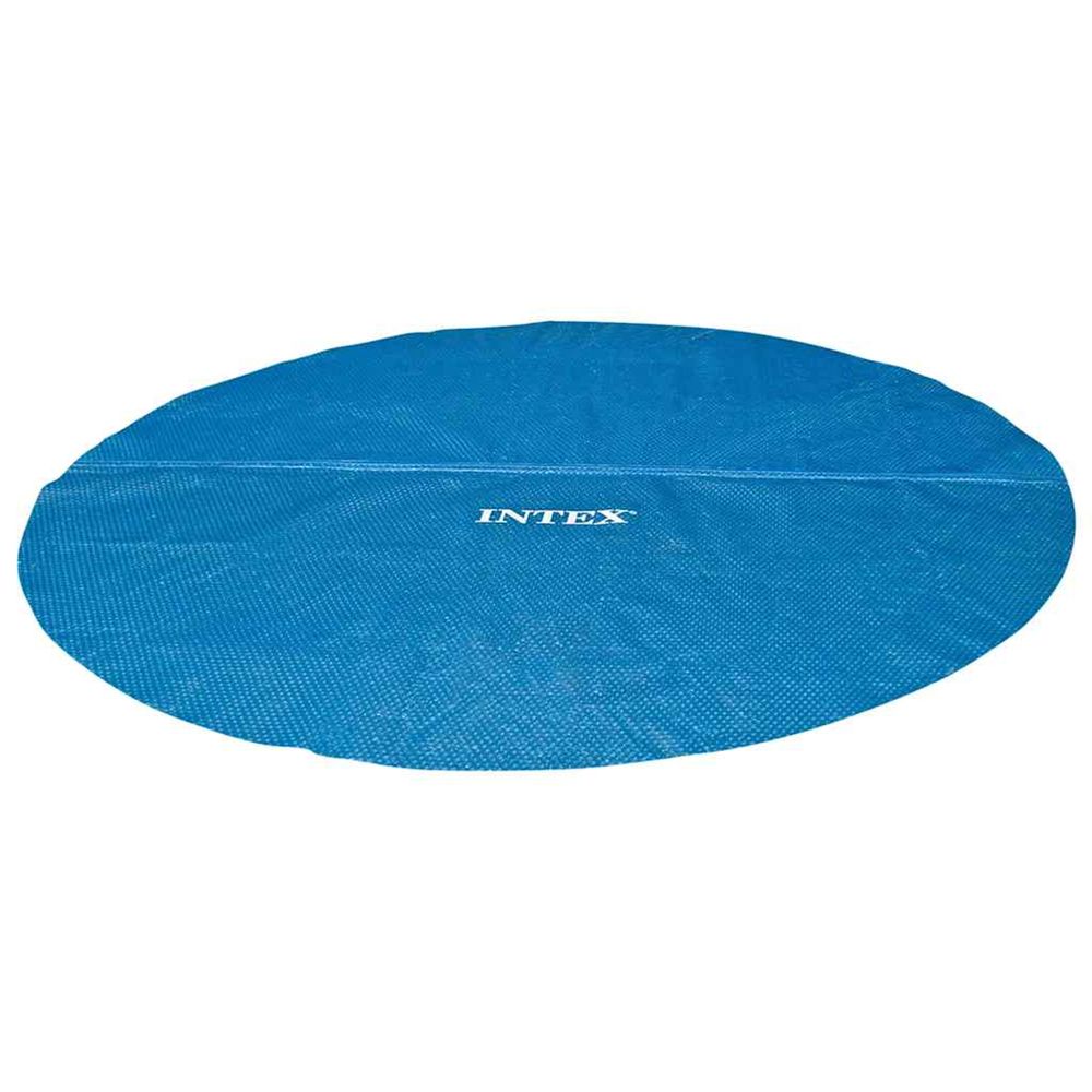 Couverture solaire de piscine bleu 206 cm polyéthylène