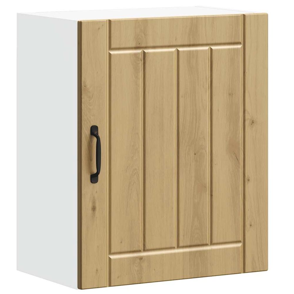 Armoire murale de cuisine lucca chêne artisanal bois ingénierie