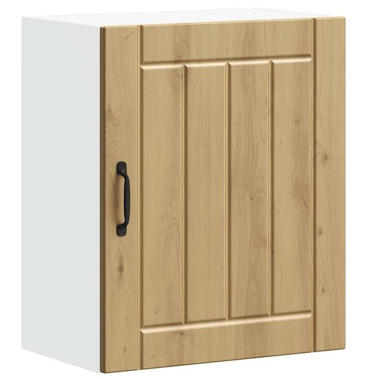 Armoire murale de cuisine lucca chêne artisanal bois ingénierie