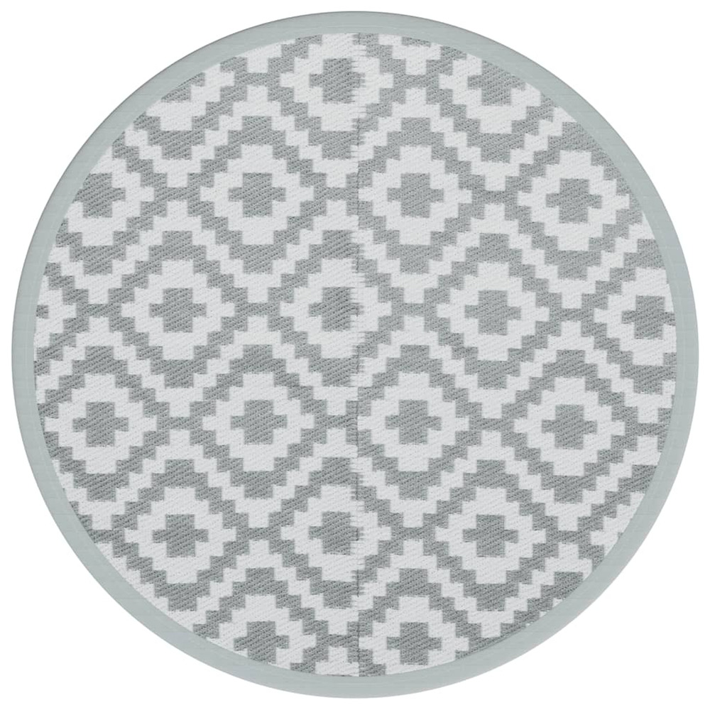 Tapis d'extérieur arakil gris ø200 cm pp