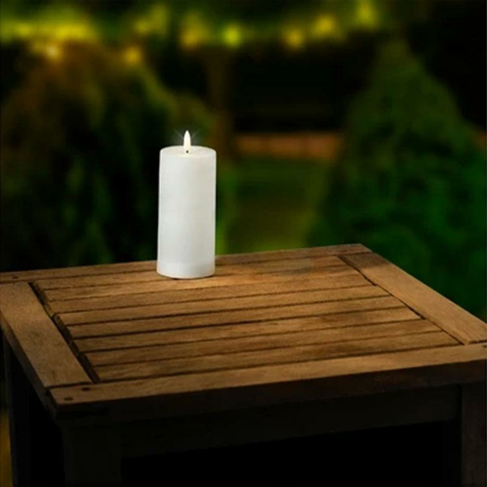 Bougie solaire lumineuse 15 cm