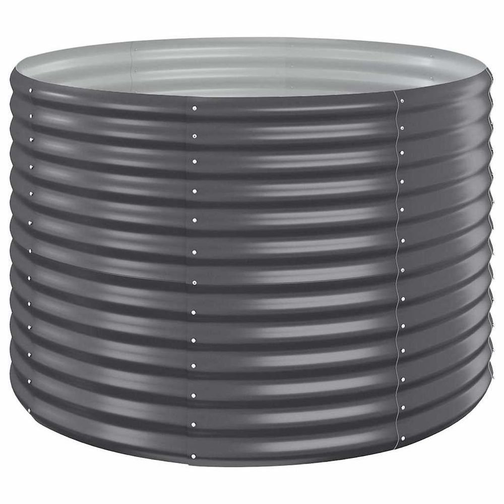 Lit surélevé de jardin acier galvanisé anthracite
