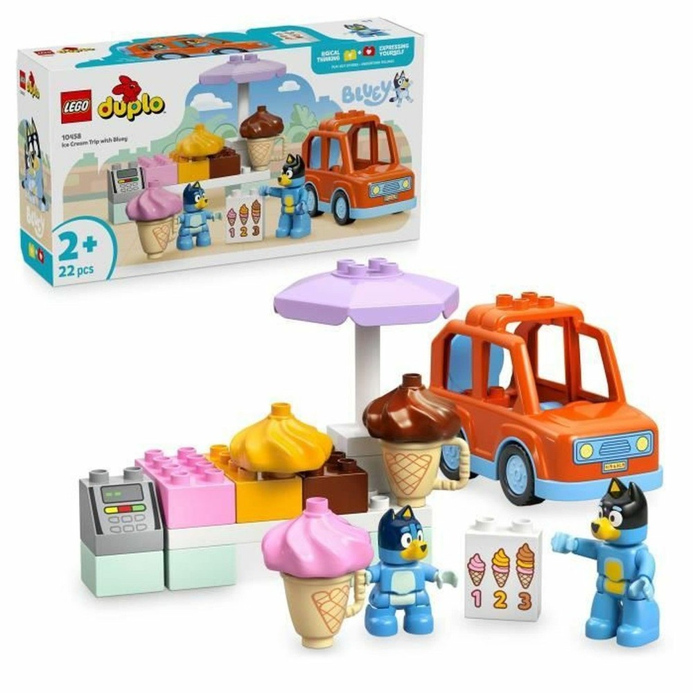 Lego duplo visite chez le marchand de glace avec bluey