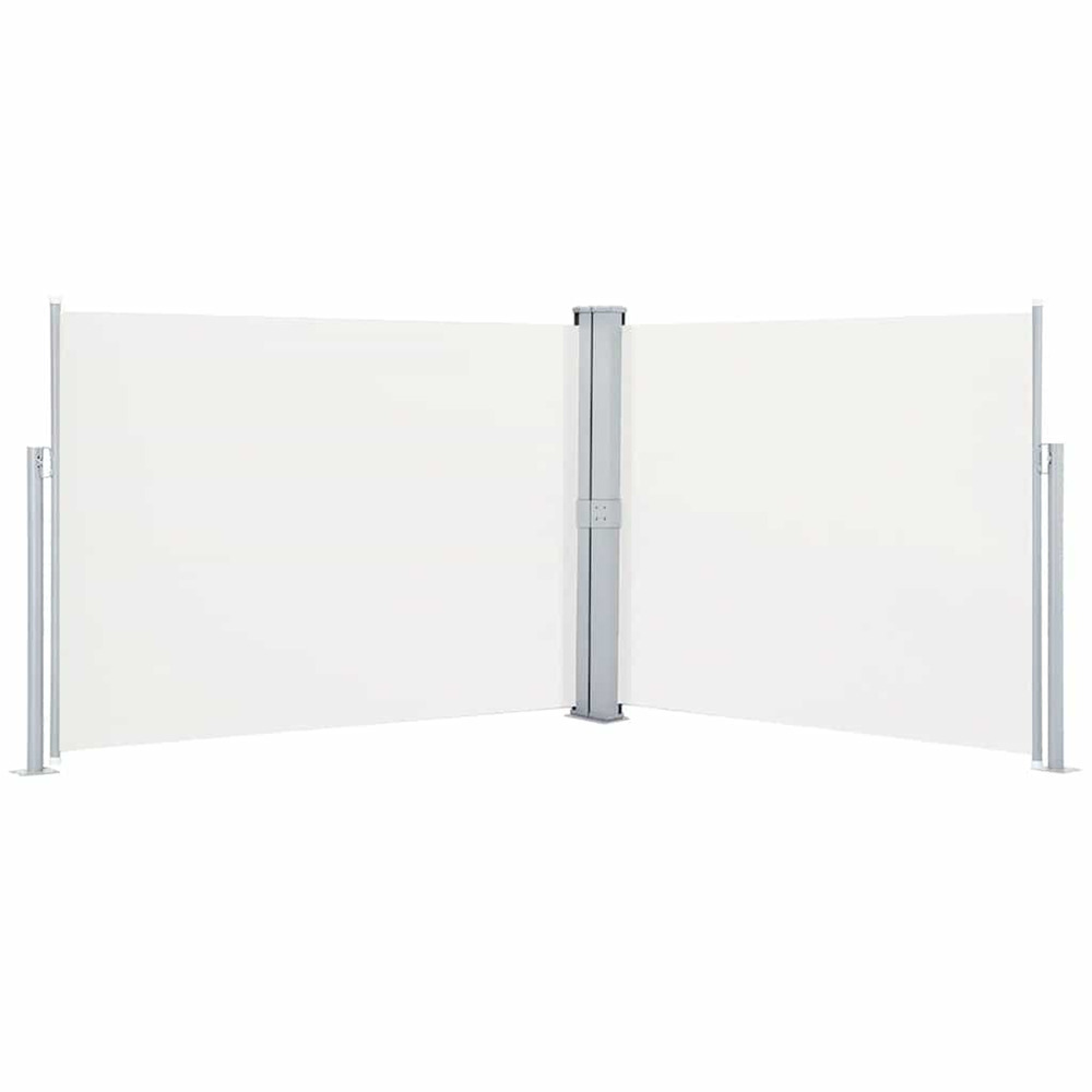 Brise vue latÃ©ral rÃ©tractable CrÃšme 140 x