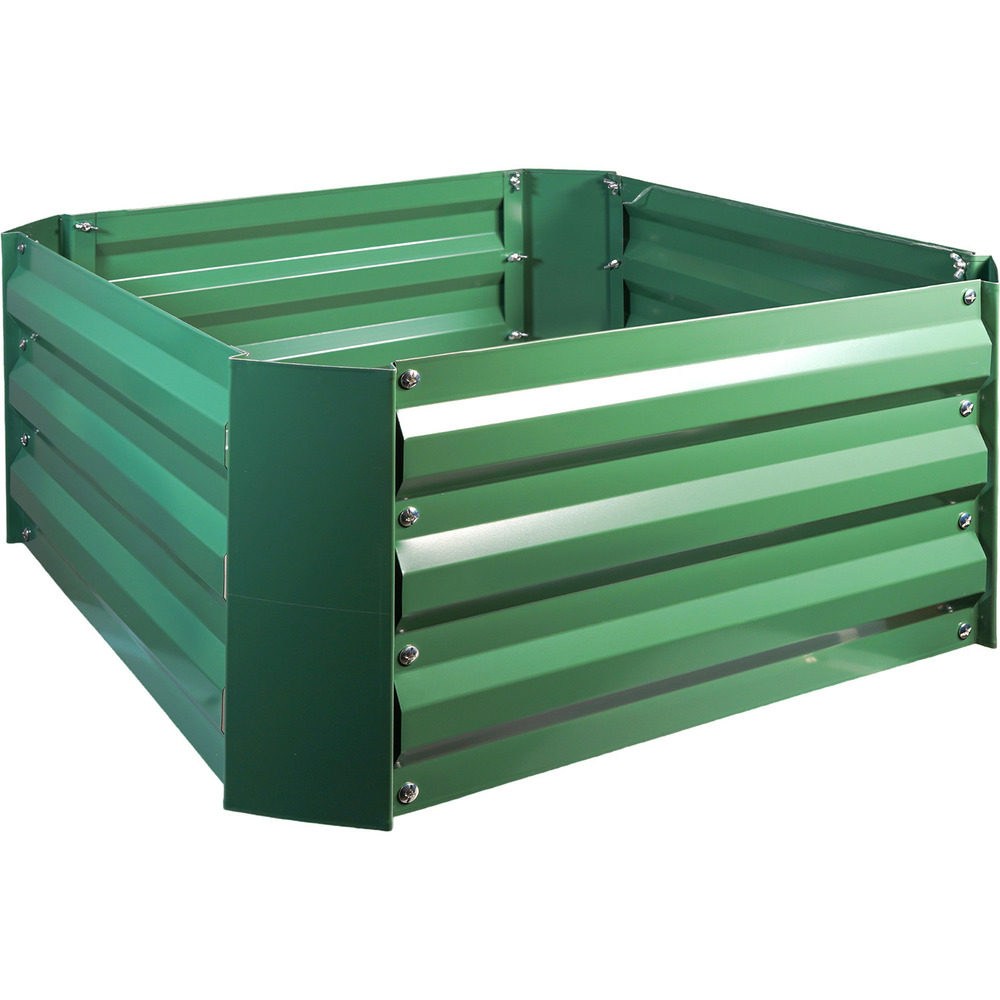 Jardinière surélevée en métal st helens home and garden gh531, revêtement antirouille, pour légumes, fruits, herbes, fleurs vert