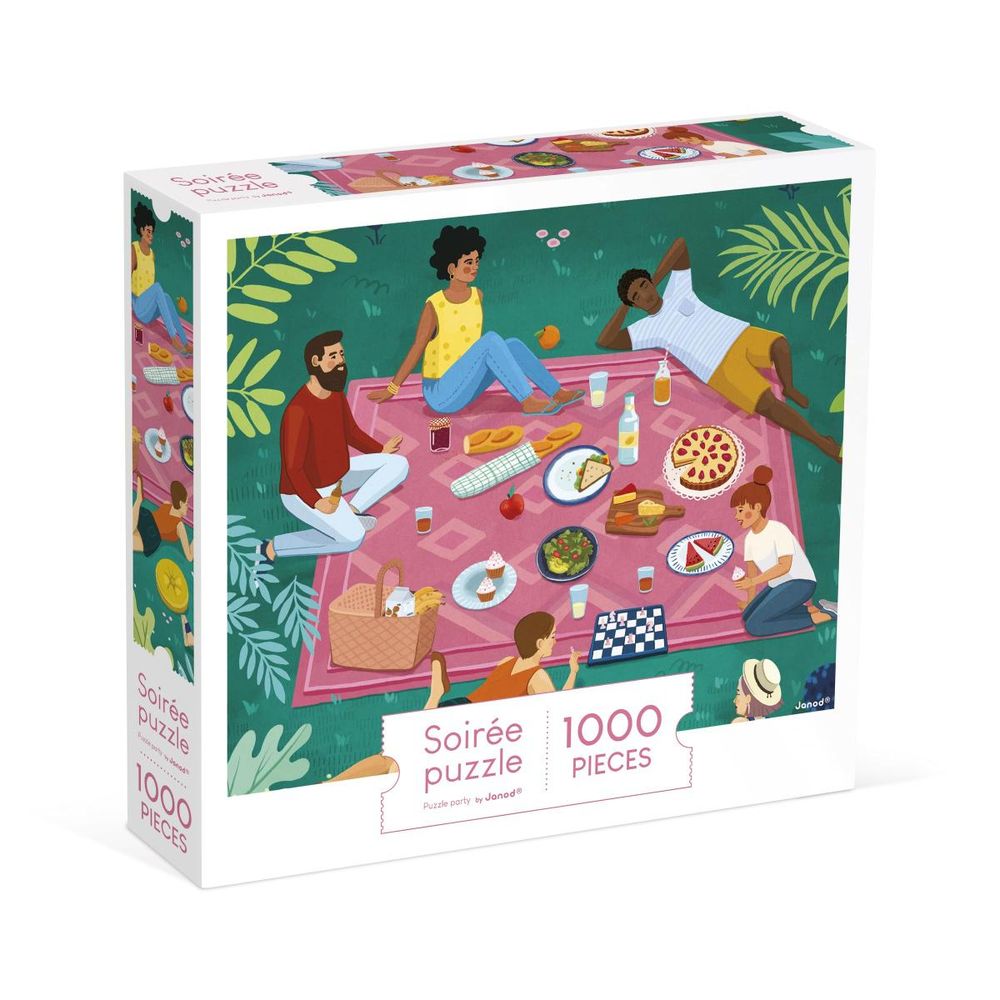 Puzzle picnic entre amis - 1000 pcs