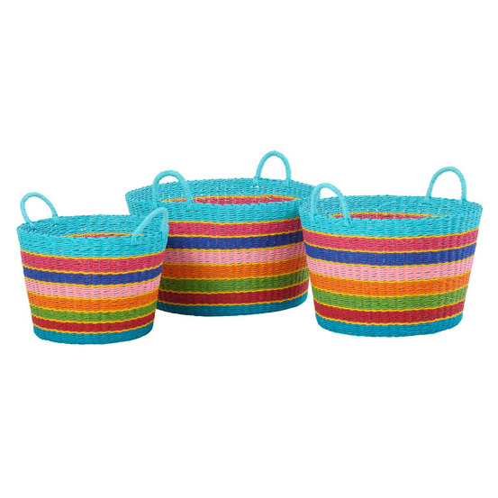 Lot de 3 paniers de rangement