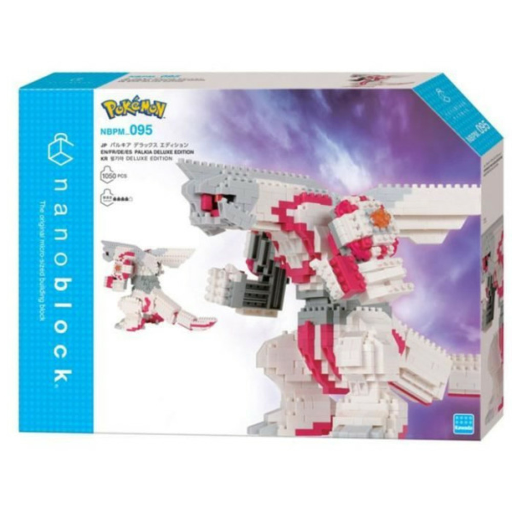 Figurine en briques - bandai - nanoblock - pokémon - palkia - 1050 pcs