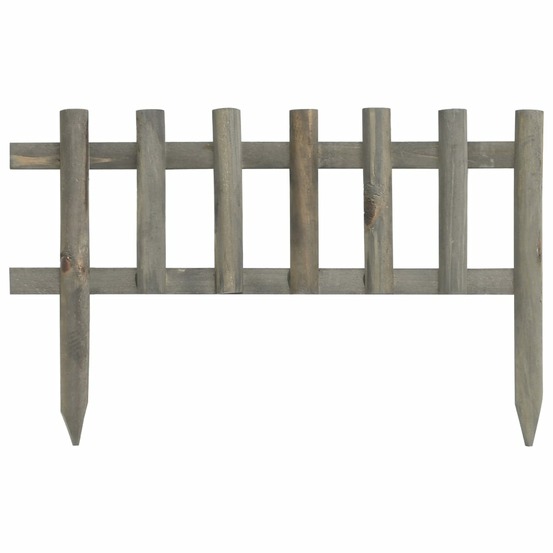 Bordure de jardin 10 pcs bois de sapin 4,4 m