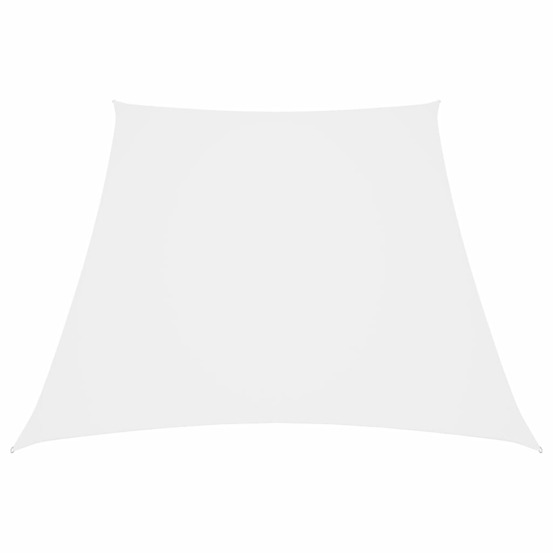 Voile de parasol tissu oxford trapèze 3/4x3 m blanc
