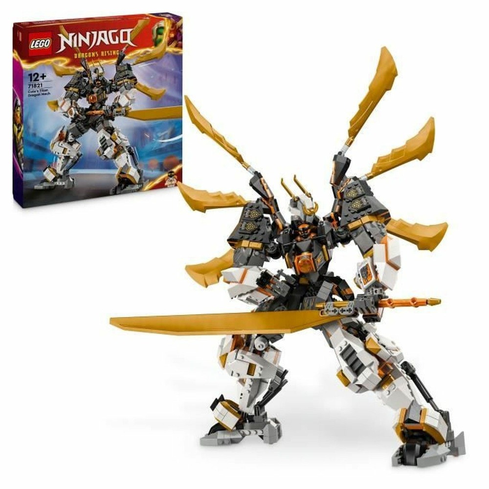 Lego ninjago le dragon titan de cole - jouet d'aventure et robot ninja